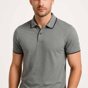aadafa classic grey polo